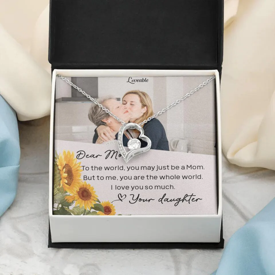 To The World You May Just Be A Mom - Personalized Necklace Jewelry - Mother's Day Gifts - Image 7
