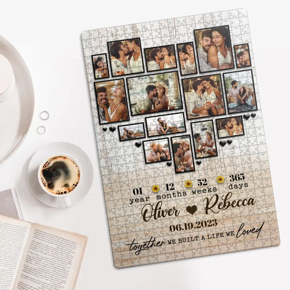 Together We Built A Life We Loved Personalized Puzzle - Image 4