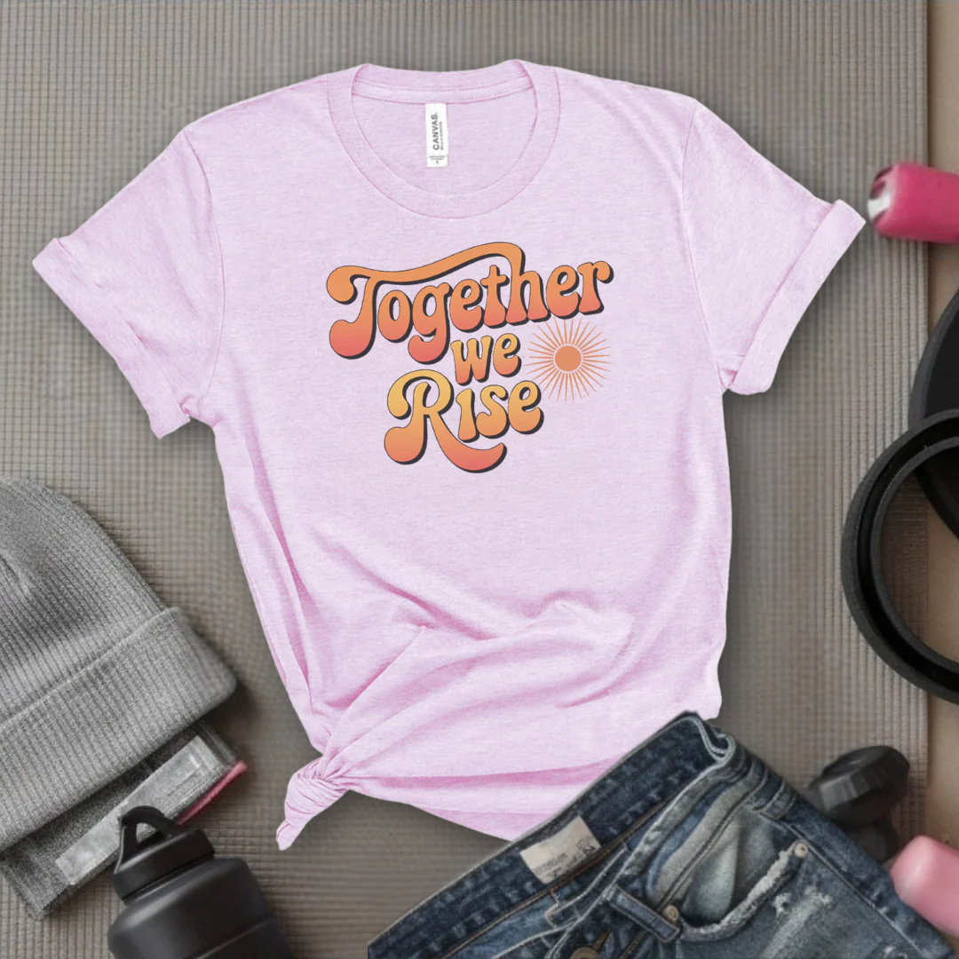 Together We Rise - Women Empowerment Tshirt - Gift for Strong Women, Feminists - Bella Canvas 3001 - Image 12