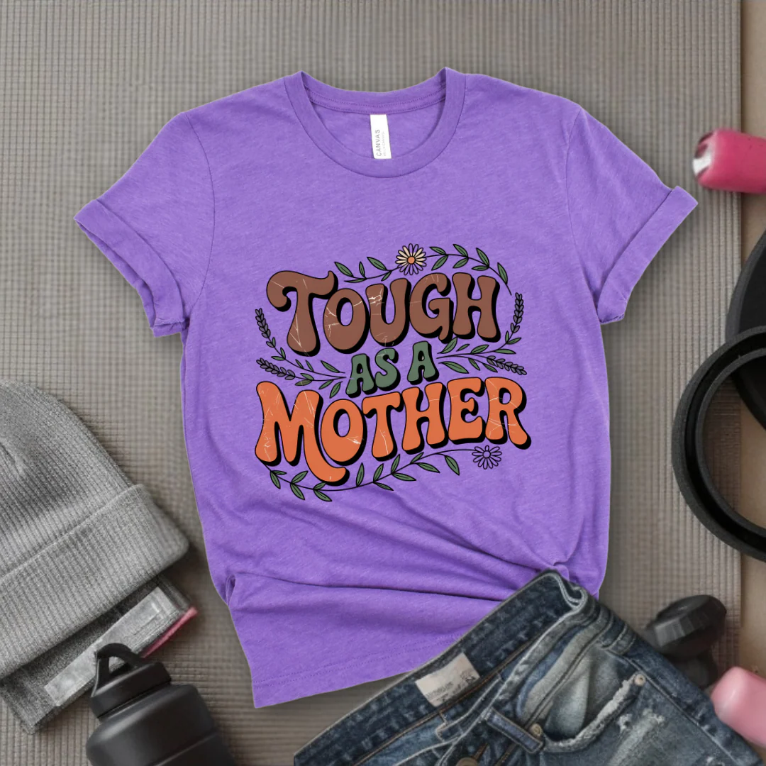 Tough As A Mother Tshirt - Mother's Day Gifts - Women Empower Feminist Tee - Bella Canvas 3001 - Image 8