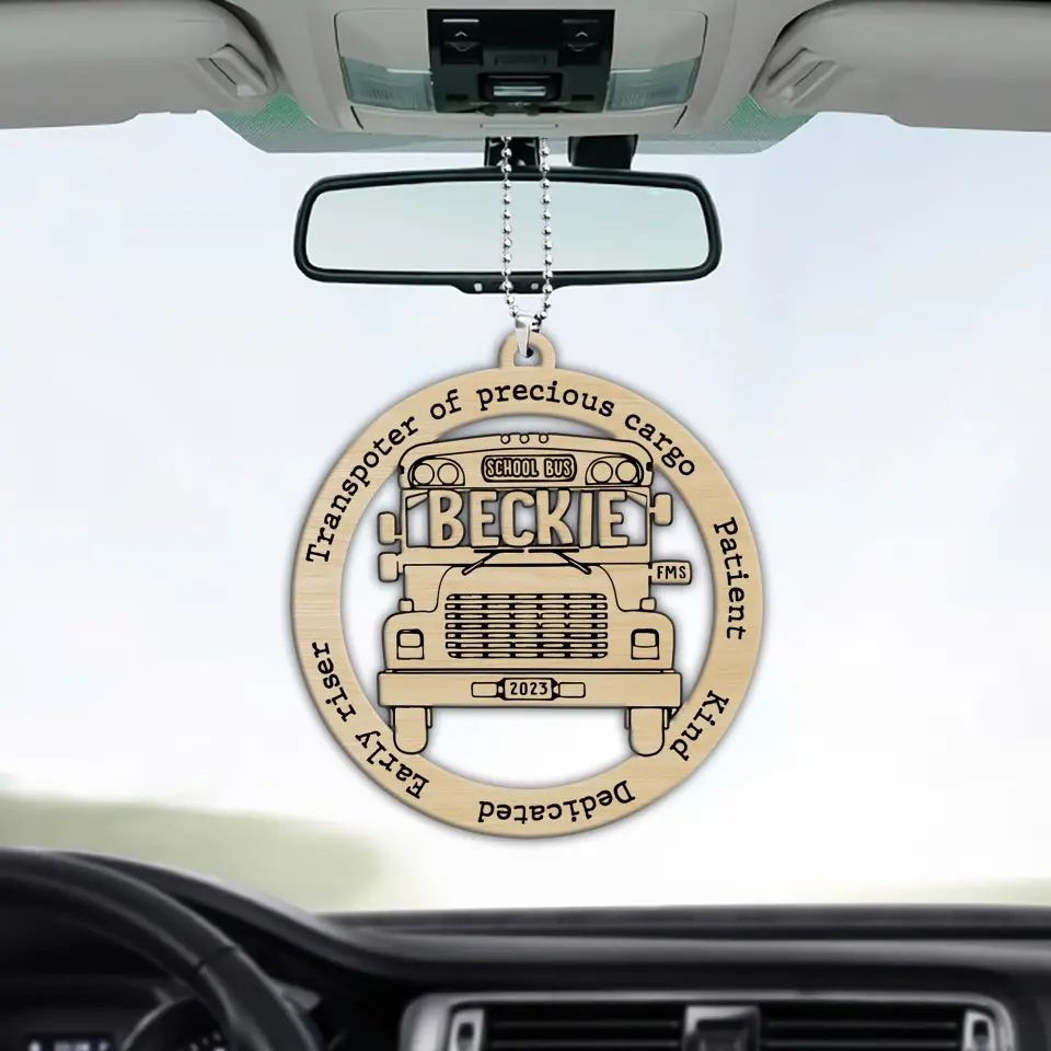 Transporter Of Precious Cargo Patient Kind - Personalized Car Ornament - Image 3
