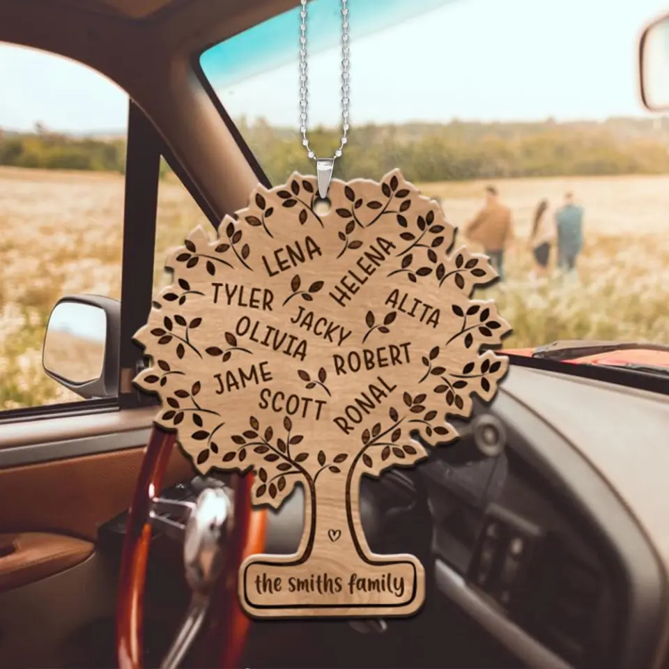 Tree Of Life, Personalized Wood Ornament, Gifts for Christmas, Christmas Tree Decor | 311IHPNPOR1143 - Image 4