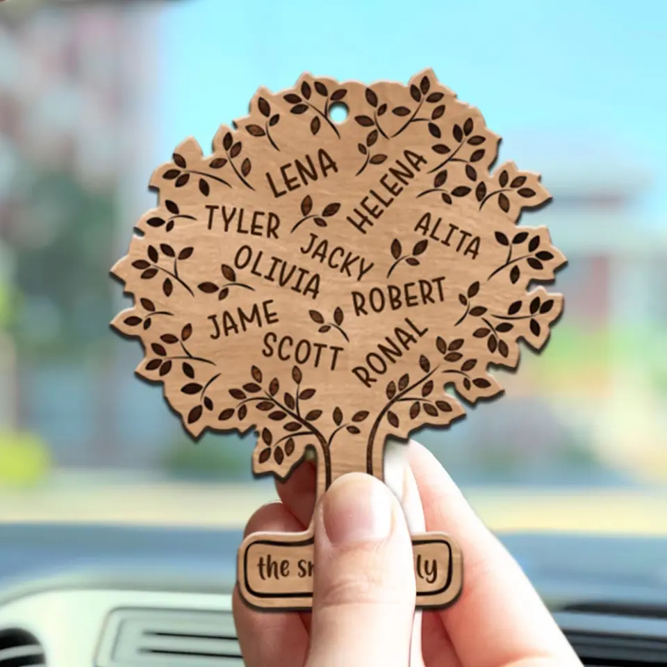 Tree Of Life, Personalized Wood Ornament, Gifts for Christmas, Christmas Tree Decor | 311IHPNPOR1143 - Image 5
