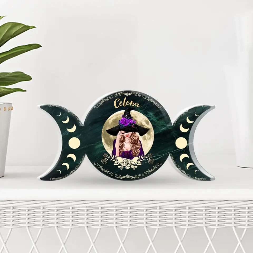 Triple Moon - Custom Shape Acrylic Plaque - Image 5