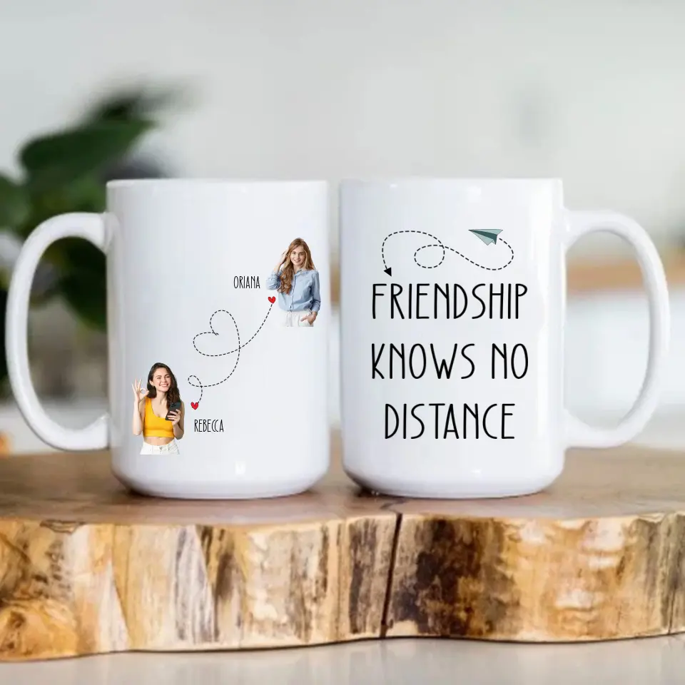 True Friendship Knows No Distance - White Mug - Image 8