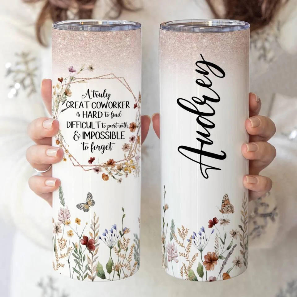 A Truly Great Coworker Is Hard To Find - Personalized Tumbler - Image 6