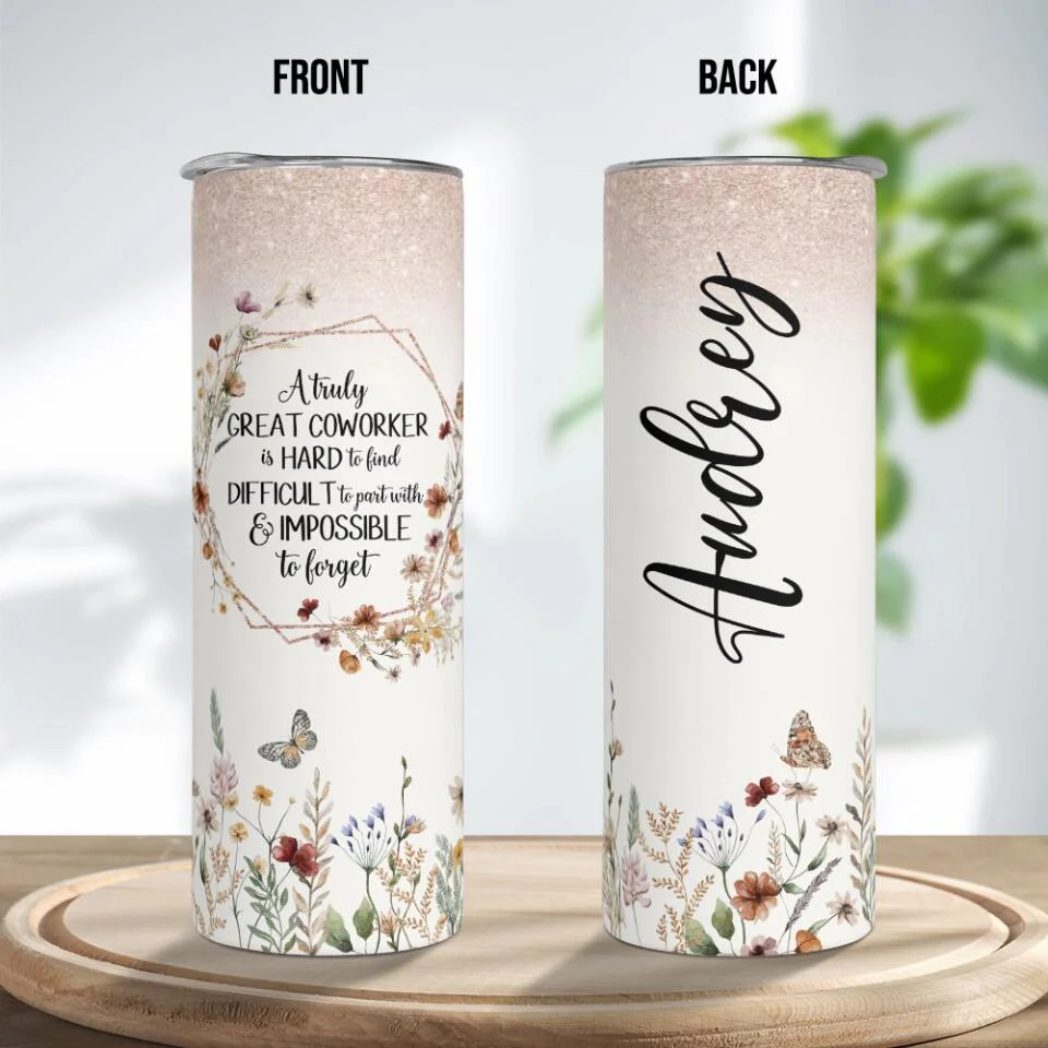 A Truly Great Coworker Is Hard To Find - Personalized Tumbler - Image 8