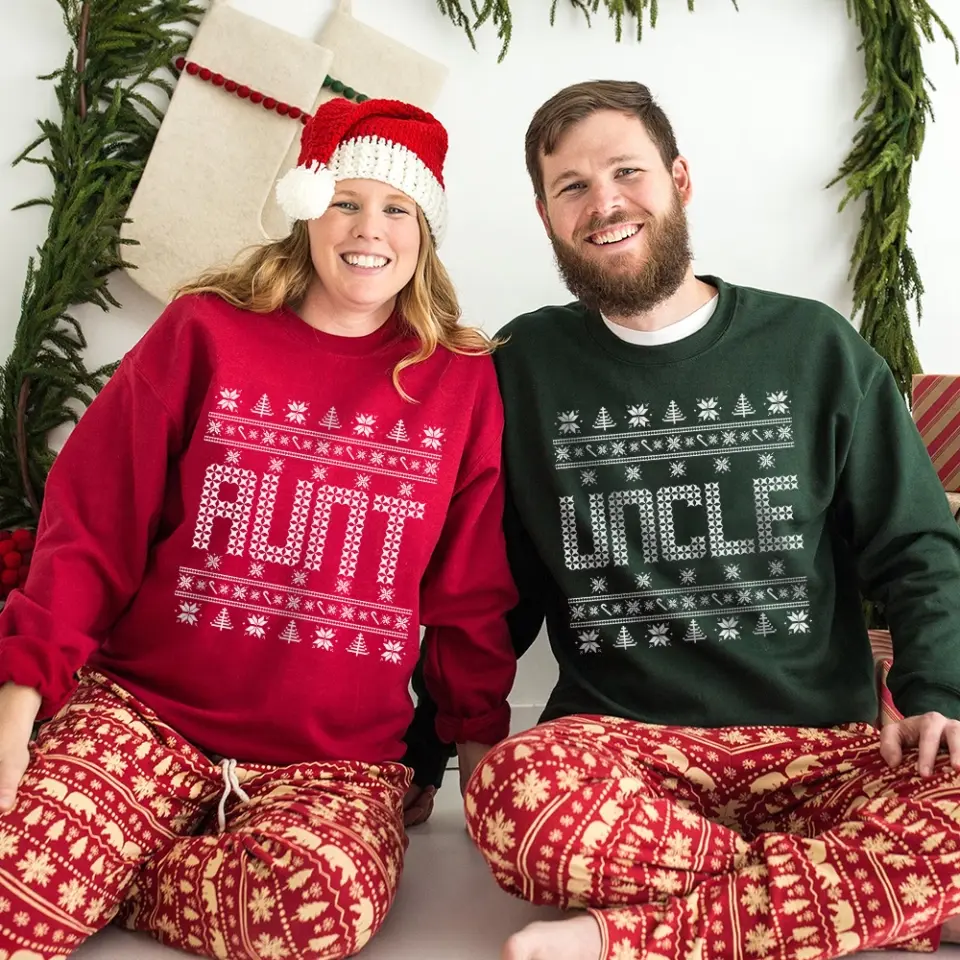 Ugly Sweater With Personalized Name, Christmas Ugly Sweater, Standard Sweatshirt, Christmas Gift |
 311IHPBNTS1157 - Image 5