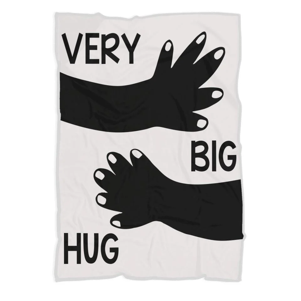 Very Big Hug - Special Blanket Virtual Hug - Sorry Gift For Him/Her - Best Cute Gift For Sweetheart - Image 2