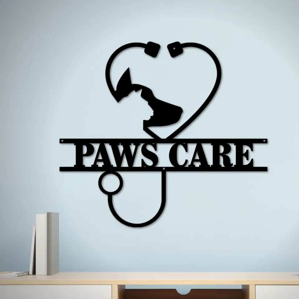 Vet Clinic Personalized Metal Sign Thank You Gift For Veterinarian - Image 3