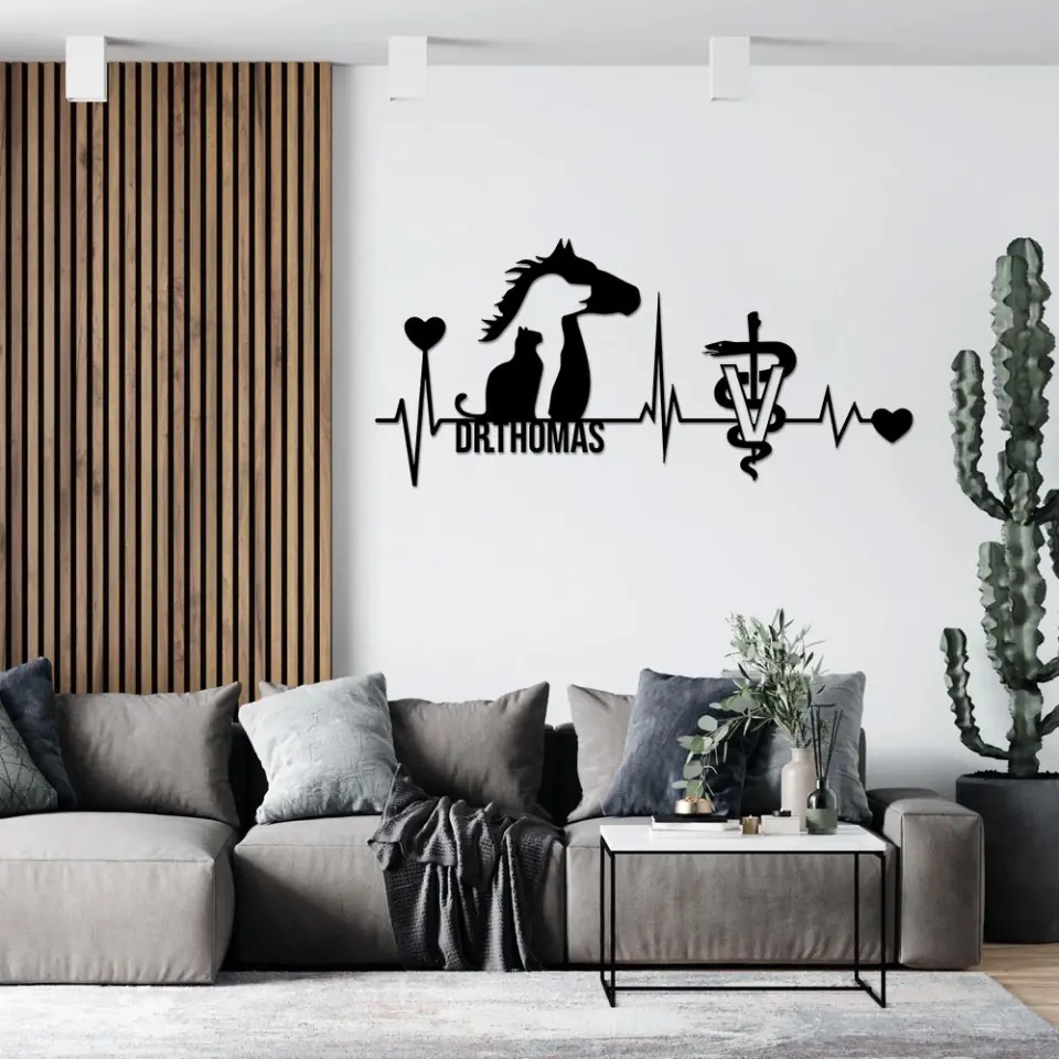 Veterinarians Animals Care - Personalized Metal Sign - Image 12
