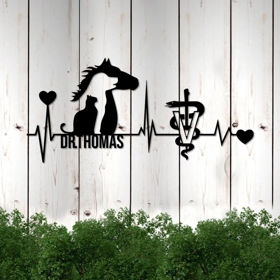 Veterinarians Animals Care - Personalized Metal Sign - Image 4