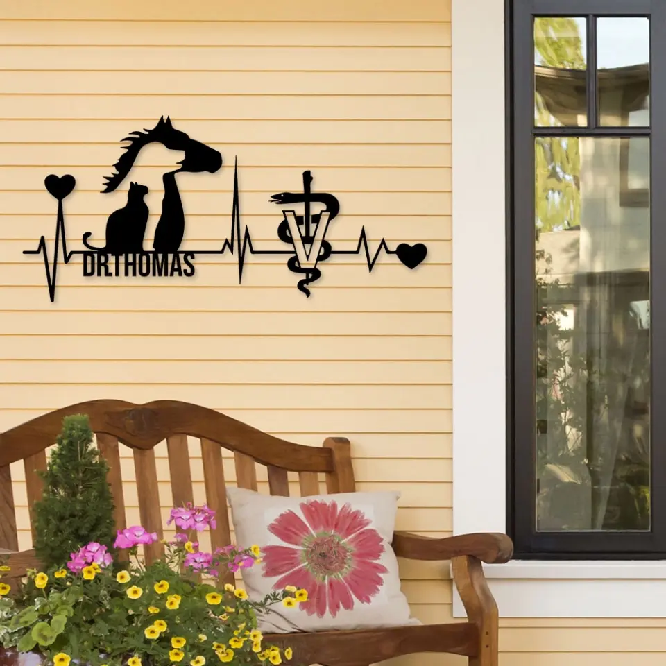 Veterinarians Animals Care - Personalized Metal Sign - Image 5