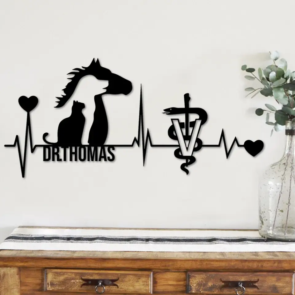 Veterinarians Animals Care - Personalized Metal Sign - Image 7