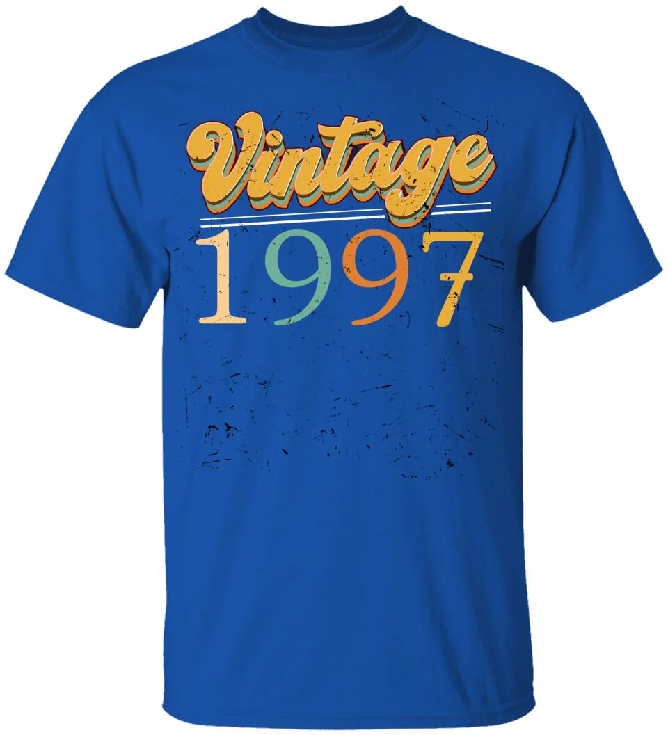 Vintage 1997 25th Birthday T-Shirt - Image 10