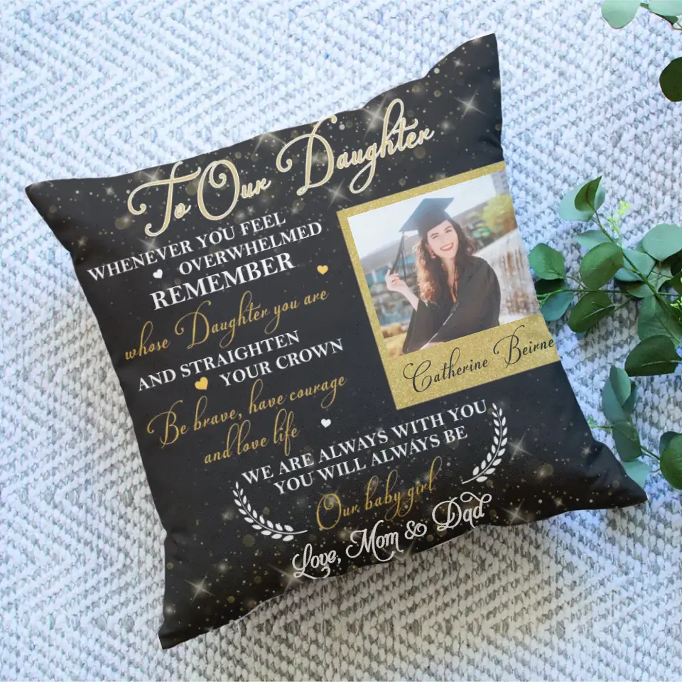 We Are Always With You - Personalized Square Linen Pillow - Image 2