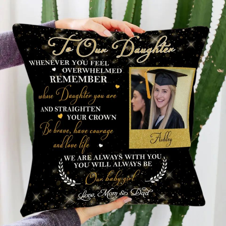 We Are Always With You - Personalized Square Linen Pillow - Image 5