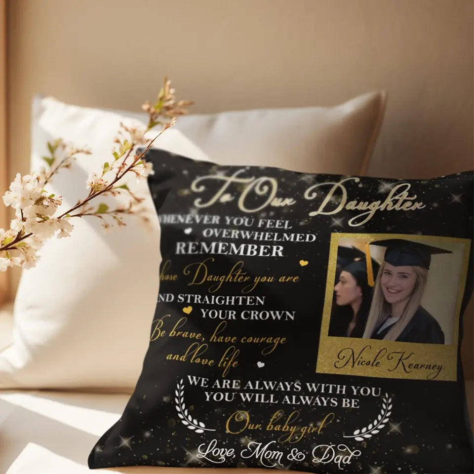 We Are Always With You - Personalized Square Linen Pillow - Image 7