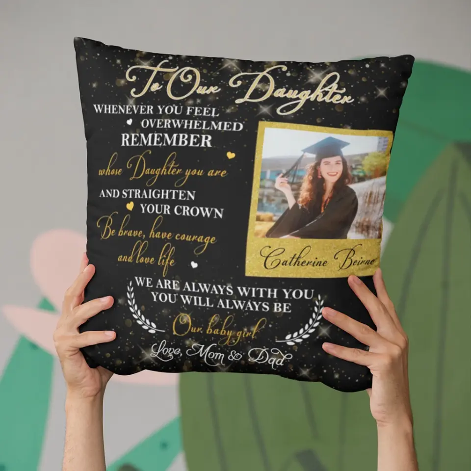 We Are Always With You - Personalized Square Linen Pillow - Image 9