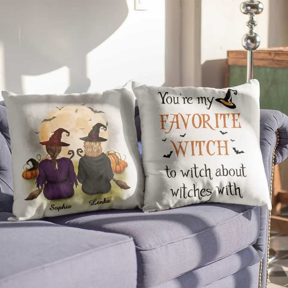 We Are The Daughters Of The Witches They Could Not Burn - Personalized Pillow - Gift For Witch Lovers Halloween - Image 4