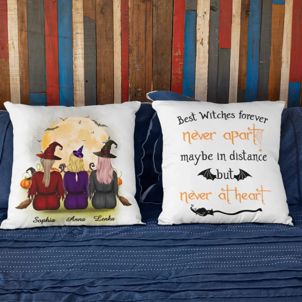 We Are The Daughters Of The Witches They Could Not Burn - Personalized Pillow - Gift For Witch Lovers Halloween - Image 5