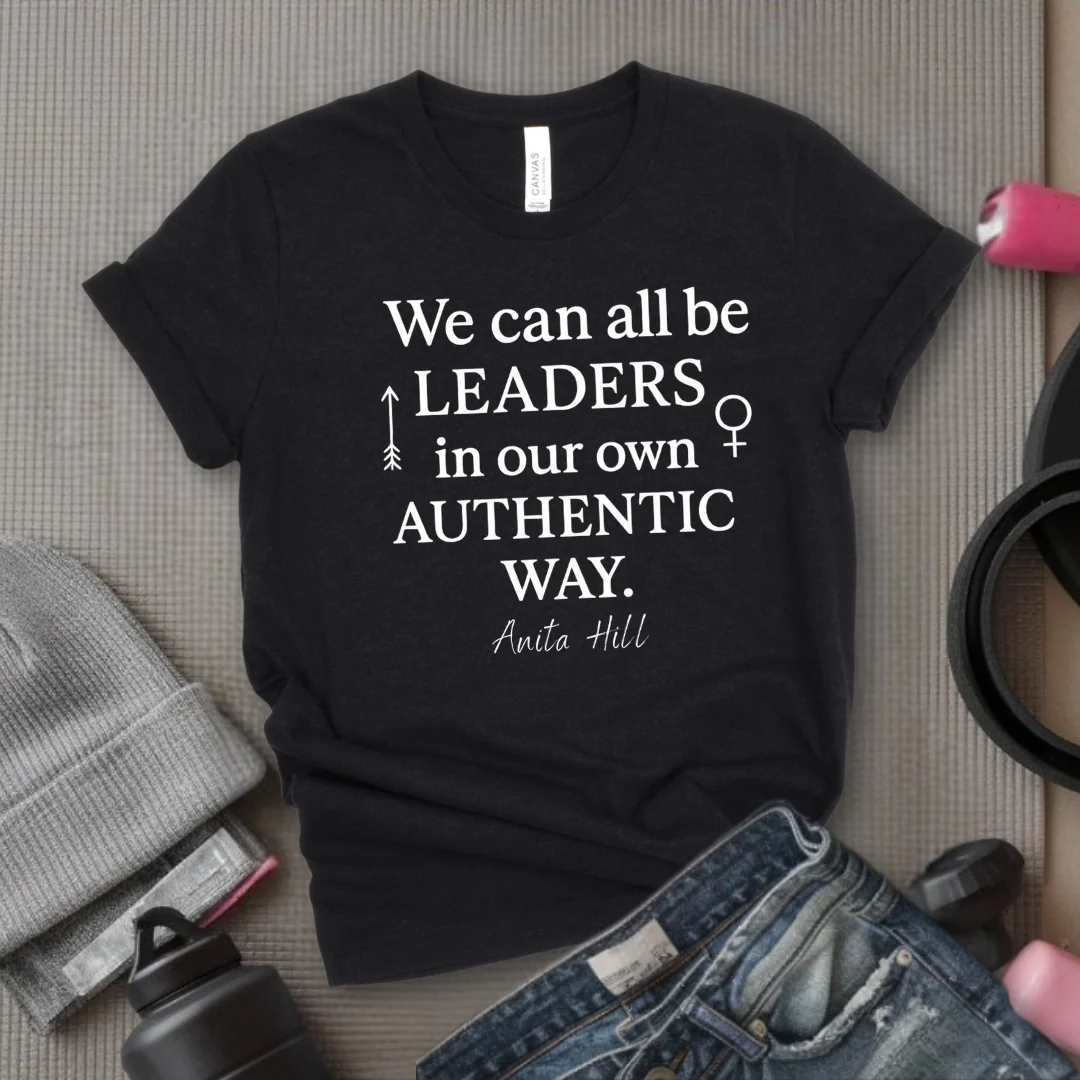 We Can All Be Leaders In Our Own Authentic Way - Women Empower Feminist Tee - Bella Canvas 3001 - Image 7
