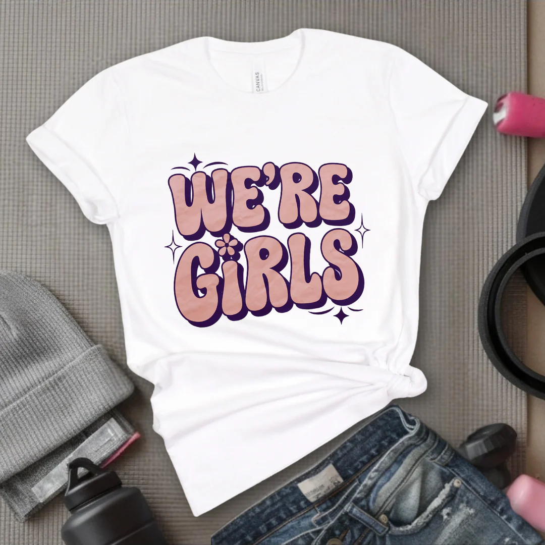 We're Girls T-shirt - Unisex Jersey Short Sleeve Shirt - Women Empowerment Inspired Tee - Gift for Yourself, Female Friends - Bella Canvas 3001 - Image 10