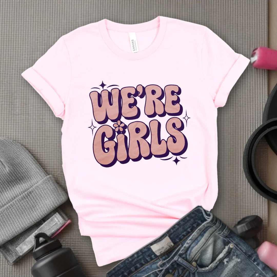 We're Girls T-shirt - Unisex Jersey Short Sleeve Shirt - Women Empowerment Inspired Tee - Gift for Yourself, Female Friends - Bella Canvas 3001 - Image 11