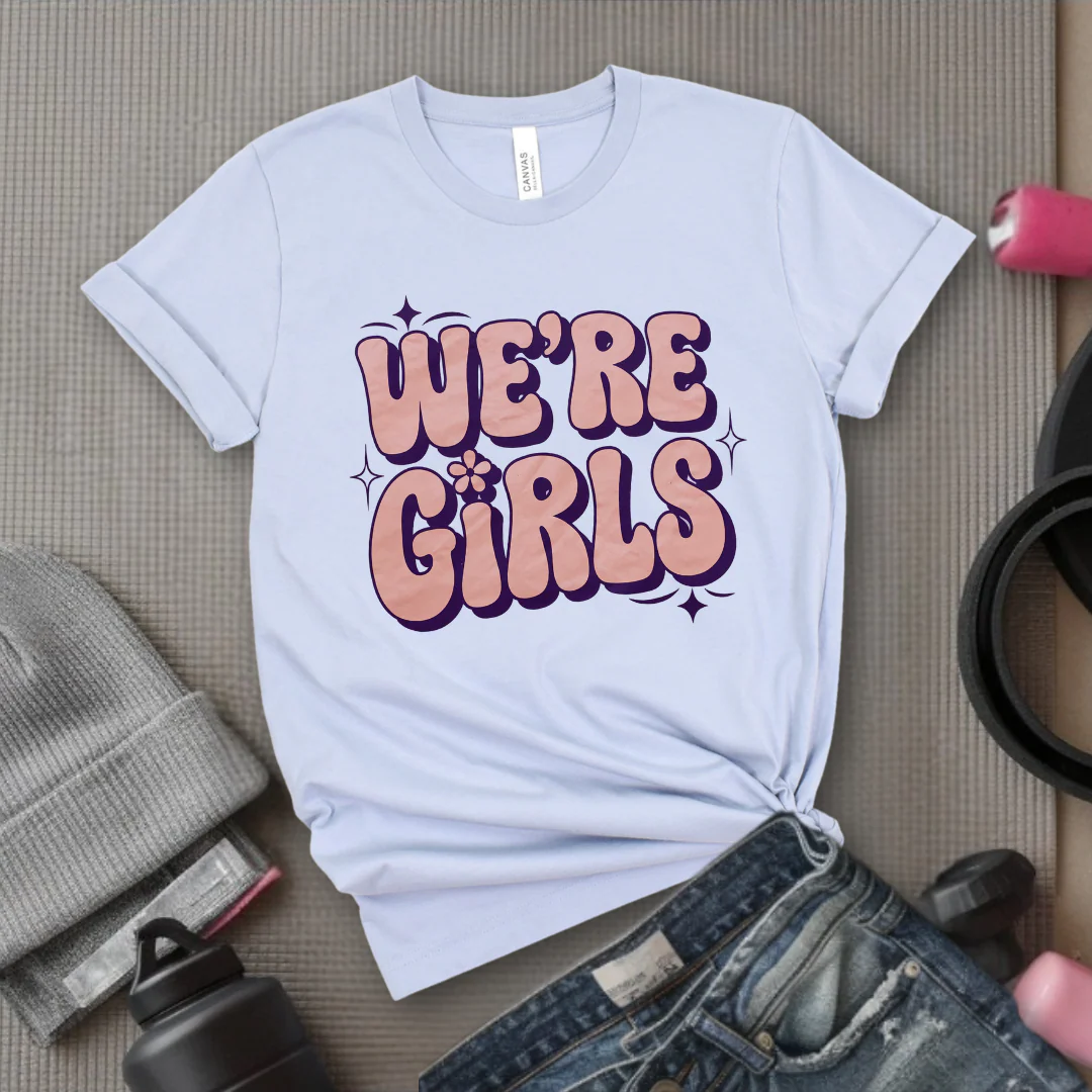 We're Girls T-shirt - Unisex Jersey Short Sleeve Shirt - Women Empowerment Inspired Tee - Gift for Yourself, Female Friends - Bella Canvas 3001 - Image 5