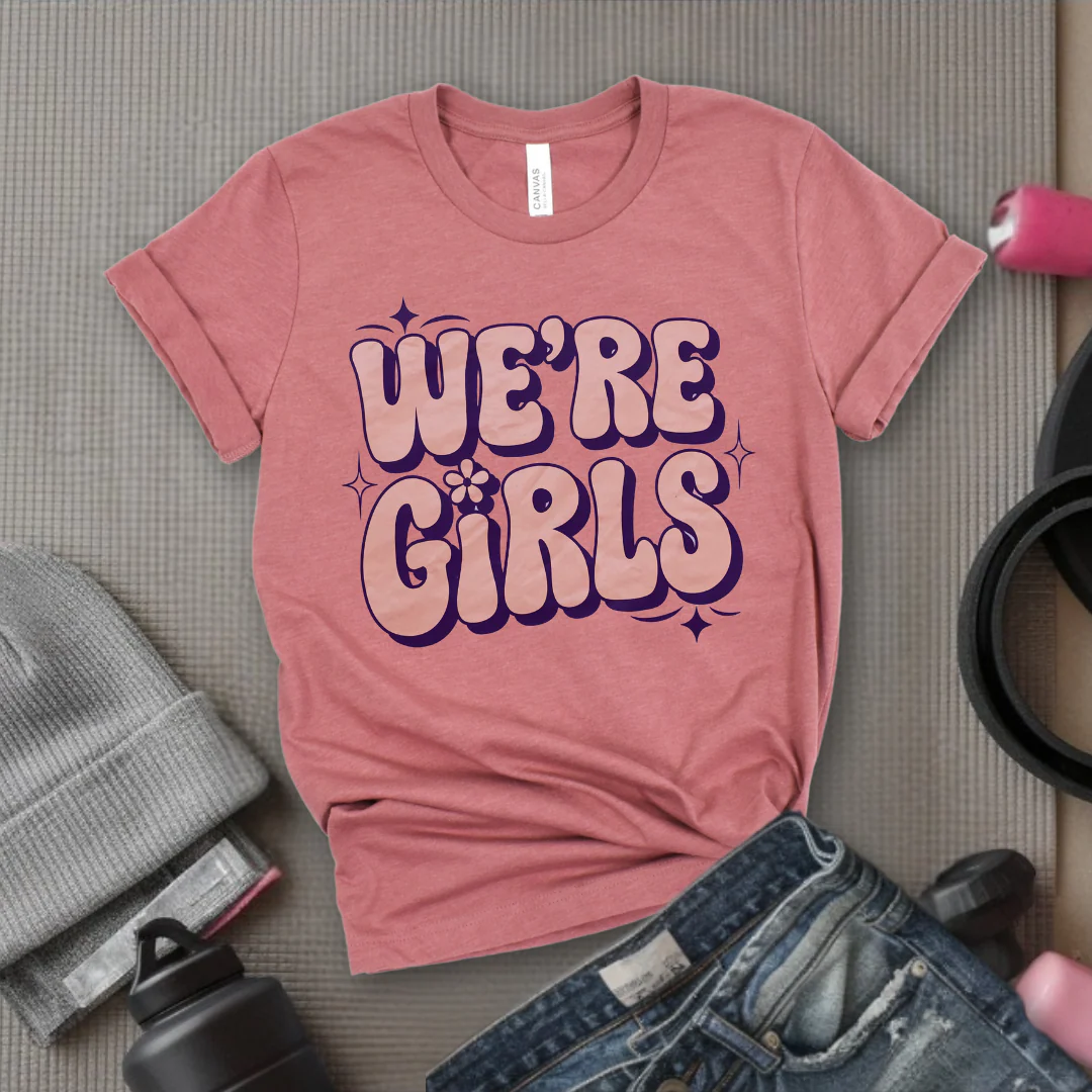 We're Girls T-shirt - Unisex Jersey Short Sleeve Shirt - Women Empowerment Inspired Tee - Gift for Yourself, Female Friends - Bella Canvas 3001 - Image 6