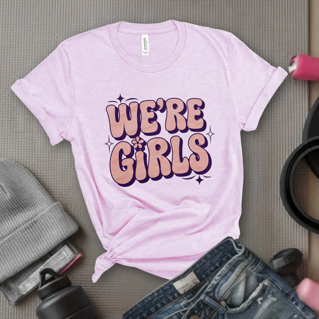 We're Girls T-shirt - Unisex Jersey Short Sleeve Shirt - Women Empowerment Inspired Tee - Gift for Yourself, Female Friends - Bella Canvas 3001 - Image 8