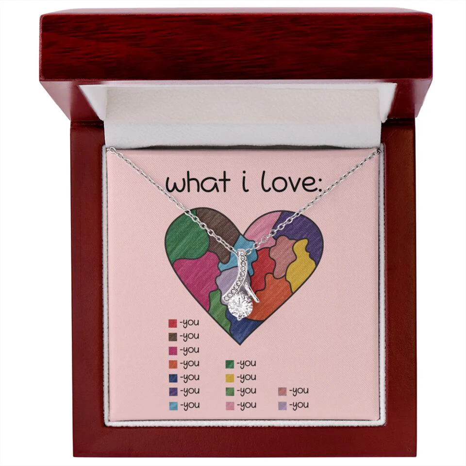 What I Love All I Love Is You Necklace - Image 15