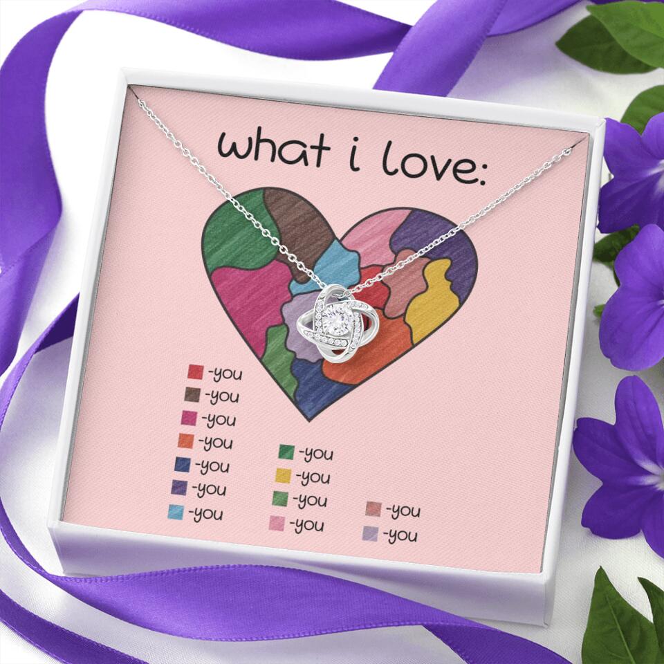 What I Love All I Love Is You Necklace - Image 3