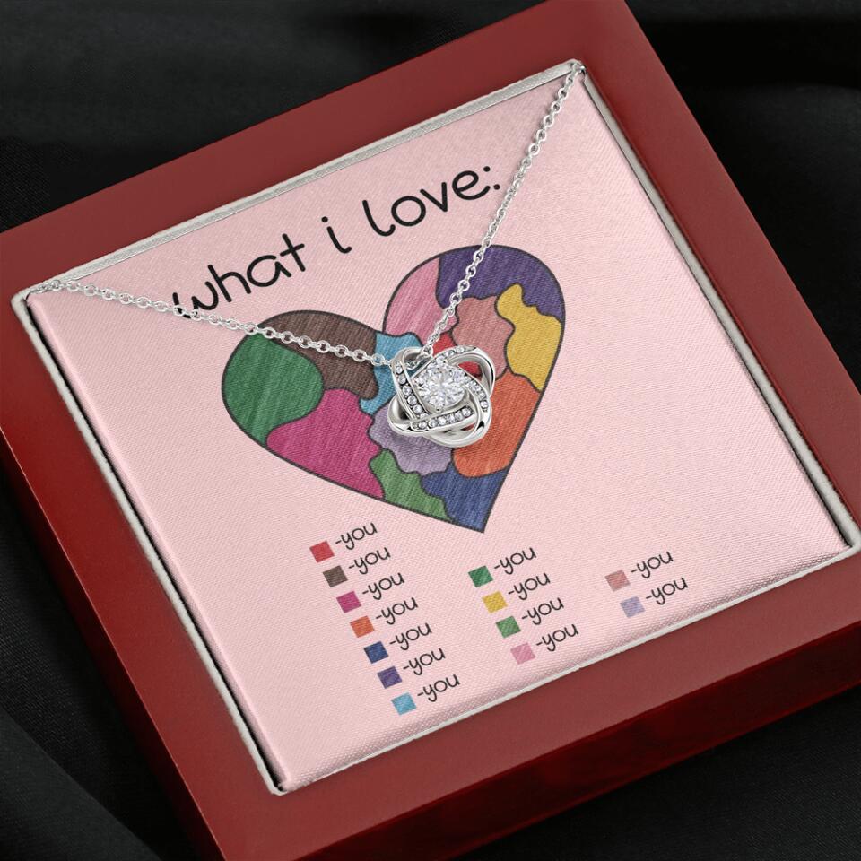 What I Love All I Love Is You Necklace - Image 9