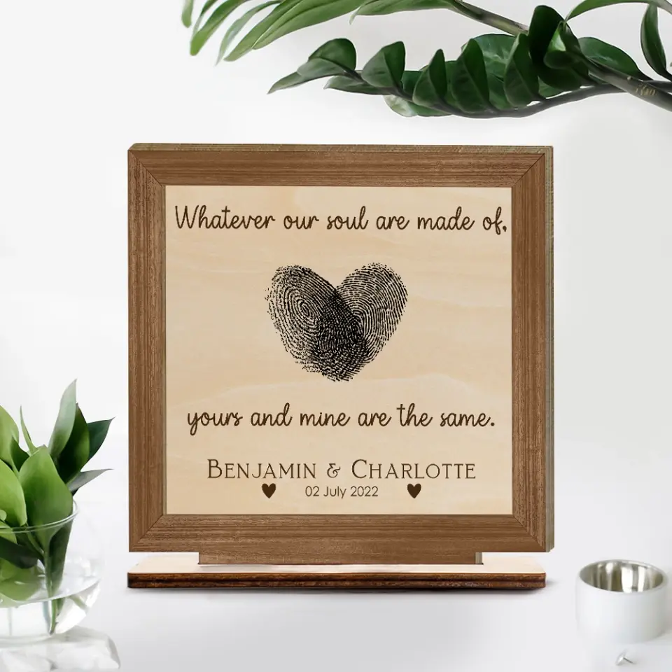 Whatever Our Soul Are Made Of Custom Plaque Anniversary Gift - Image 2