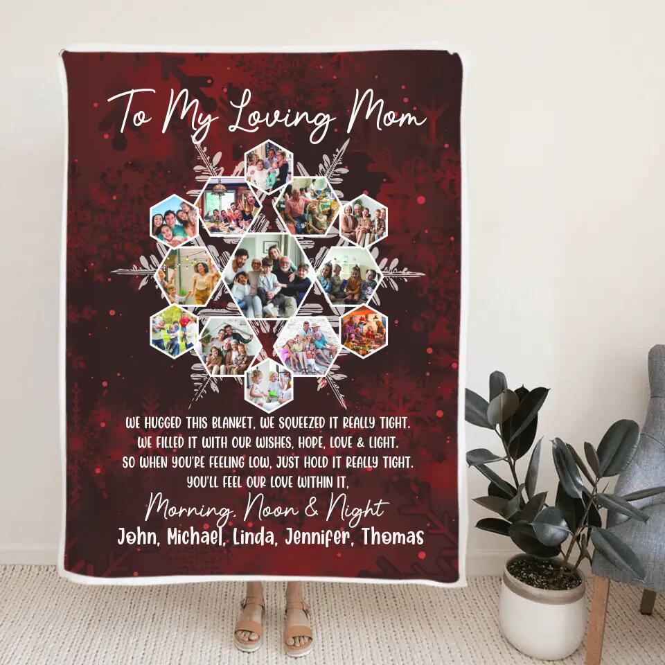 When You're Feeling Low, Just Hold It Really Tight - Personalized Blanket - Best Gifts For Dad Mom Grandparents Wife Husband On Christmas - 210IHPLNBL453 - Image 4