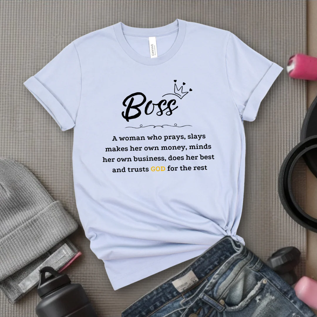 Women Boss Definition - Women Empowerment Tshirt - Gift for Strong Women, Feminists - Bella Canvas 3001 - Image 8