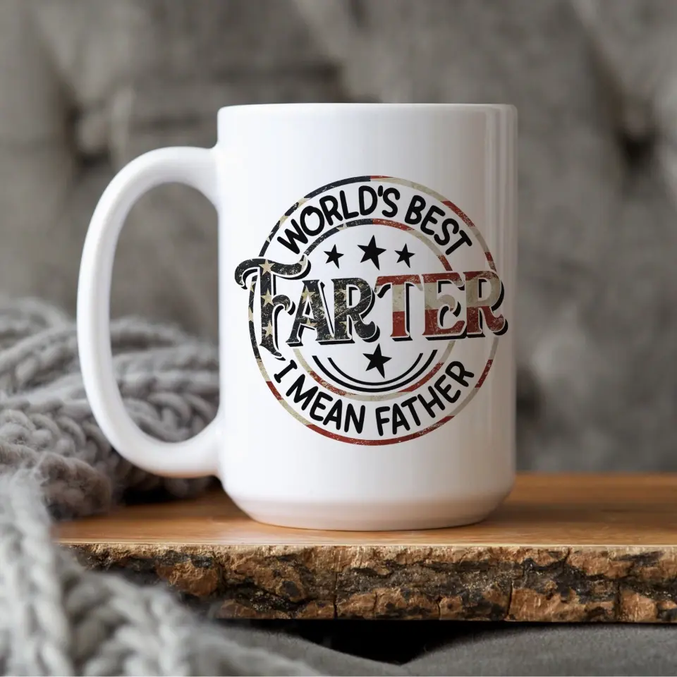World's Best Farter I Mean Father Special T-Shirt - Image 14