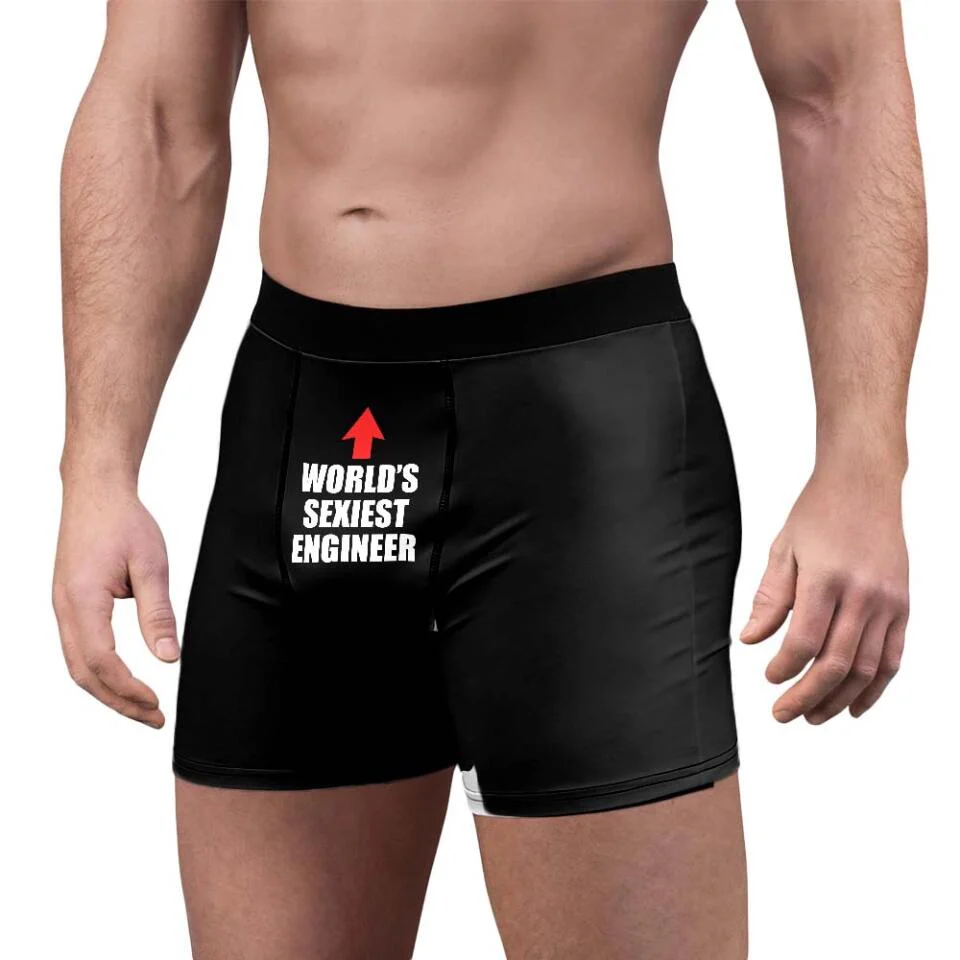 World's Sexiest - Personalized Men's Boxer with Job's Name - Funny Gift for Him - Image 11