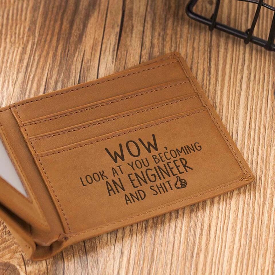 Wow Look At You Become a Scientist And Shit - Personalized Wallet - Custom Job Title - New Job Gift - Image 13