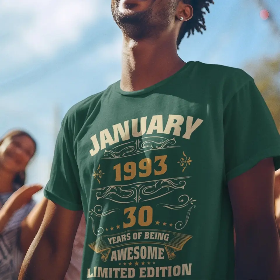 Years Of Being Awesome Personalized T-shirt - Image 4