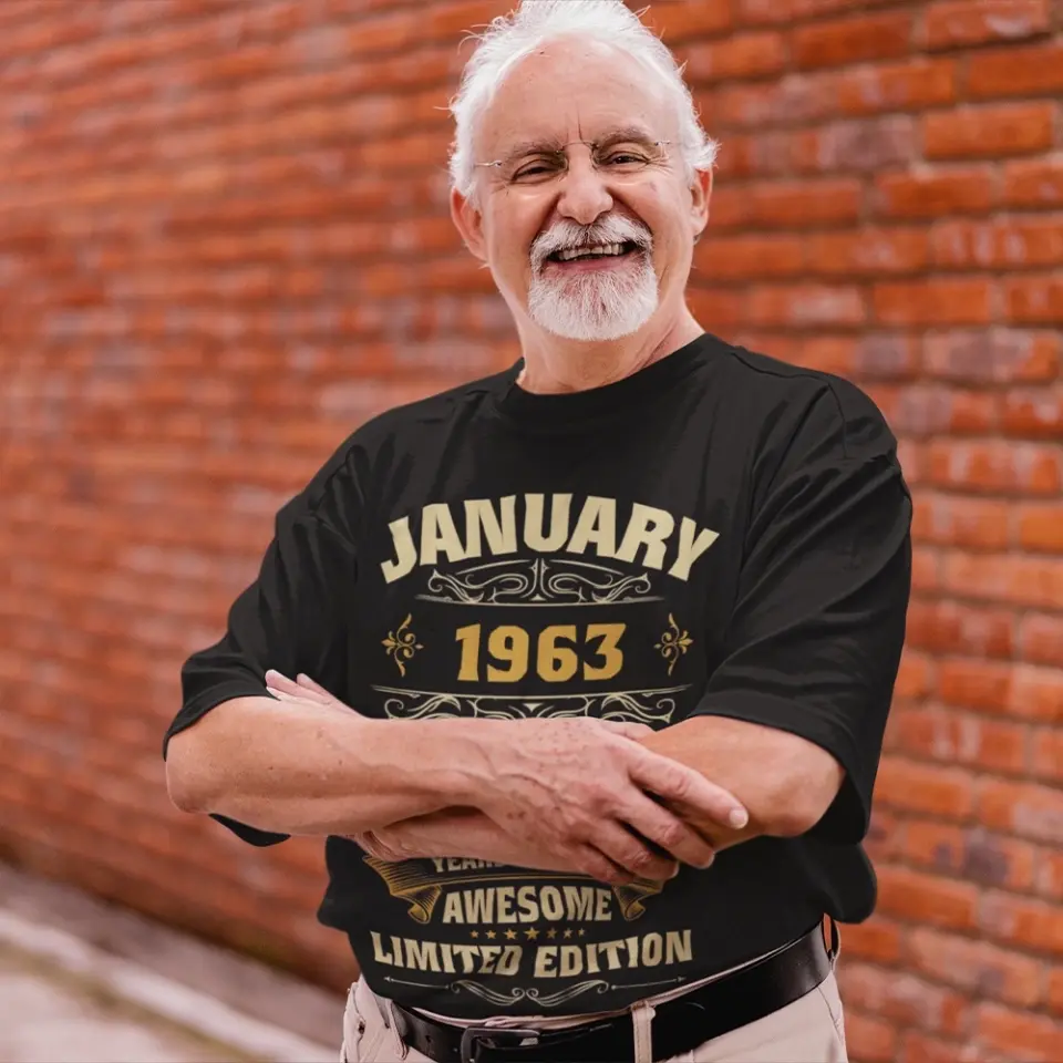 Years Of Being Awesome Personalized T-shirt - Image 6