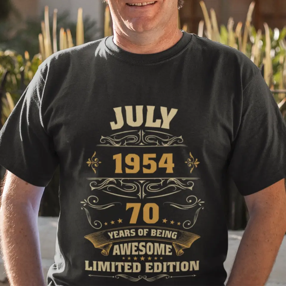 Years Of Being Awesome Personalized T-shirt - Image 9