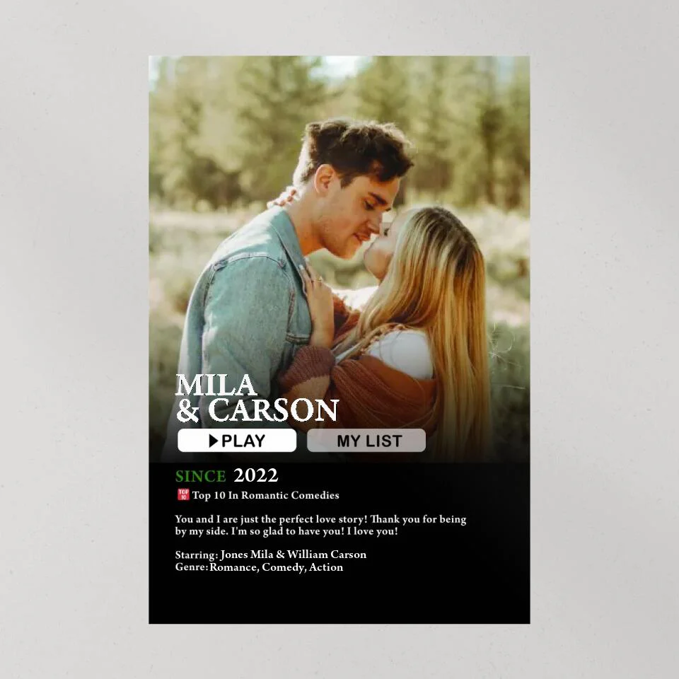 You And I Are Just A Perfect Love Story Custom Canvas Poster Anniversary Gifts - Image 10