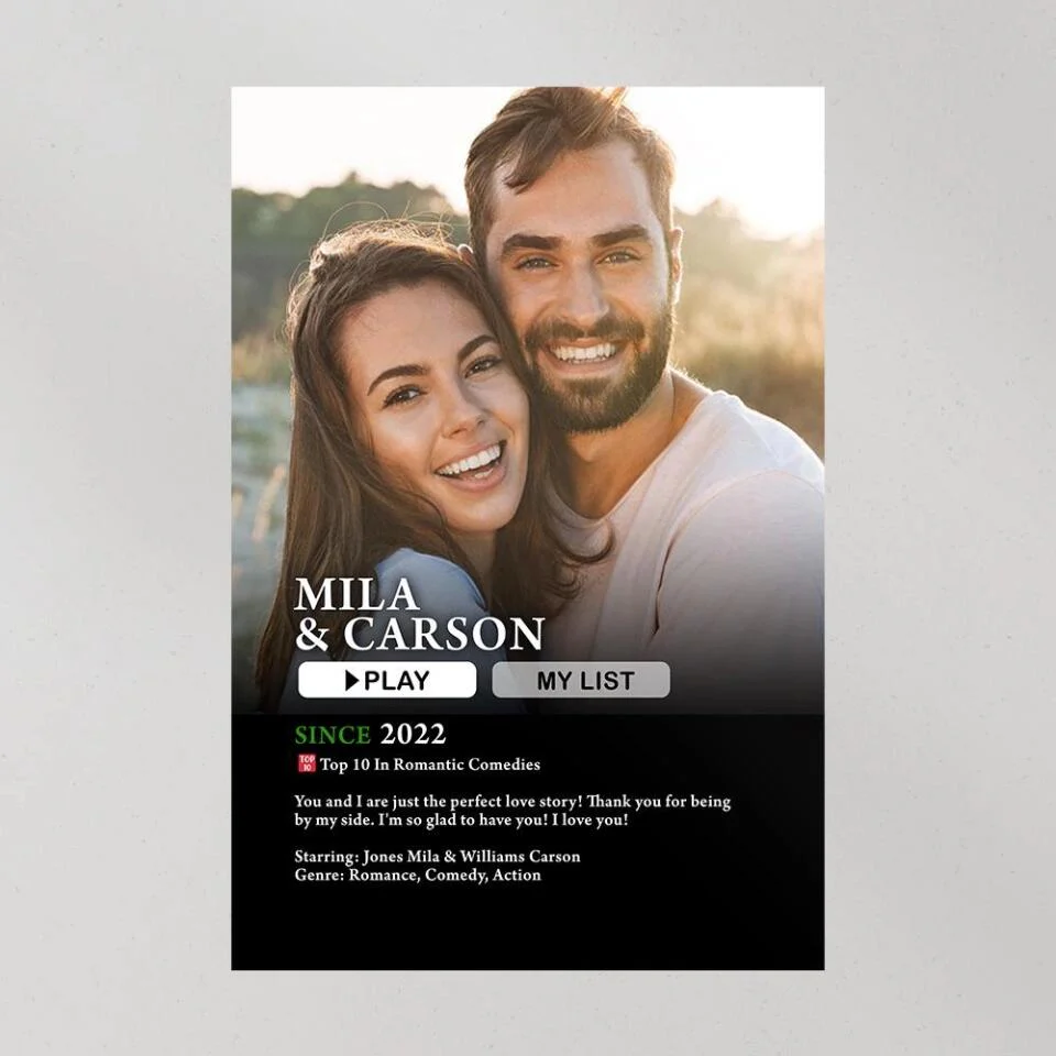 You And I Are Just A Perfect Love Story Custom Canvas Poster Anniversary Gifts - Image 11