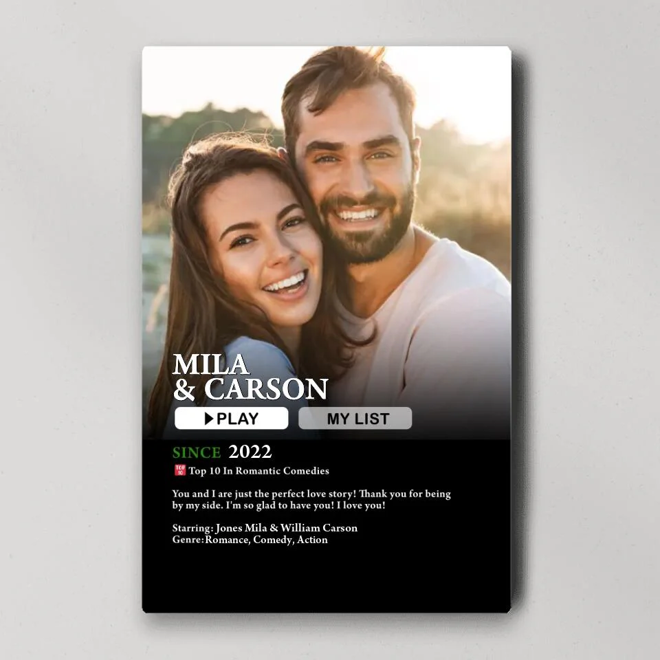 You And I Are Just A Perfect Love Story Custom Canvas Poster Anniversary Gifts - Image 3
