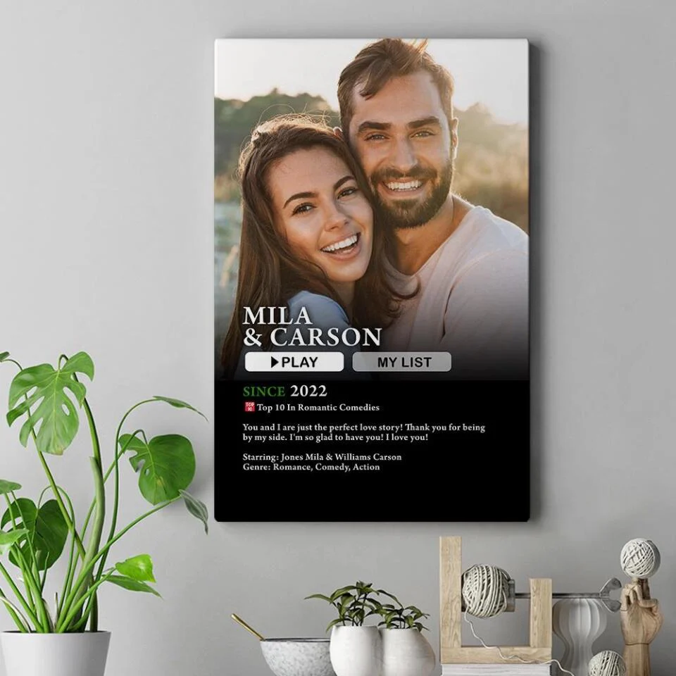 You And I Are Just A Perfect Love Story Custom Canvas Poster Anniversary Gifts - Image 4