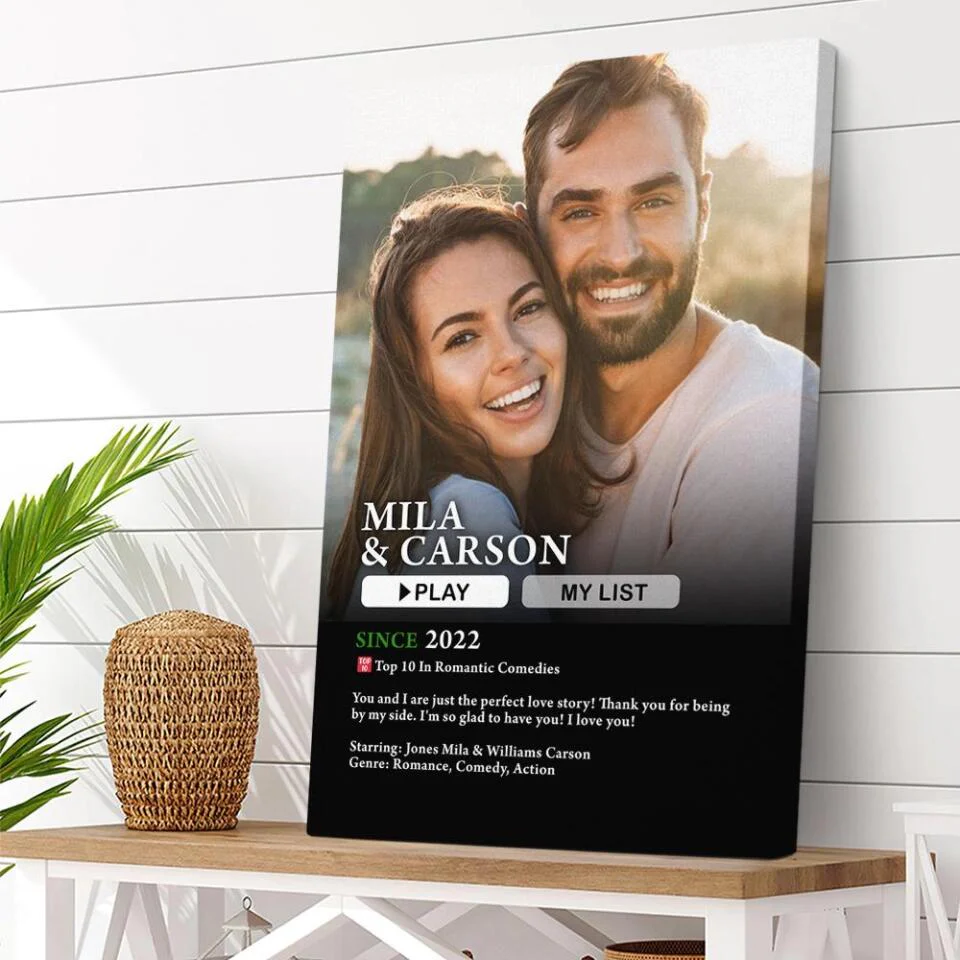 You And I Are Just A Perfect Love Story Custom Canvas Poster Anniversary Gifts - Image 5