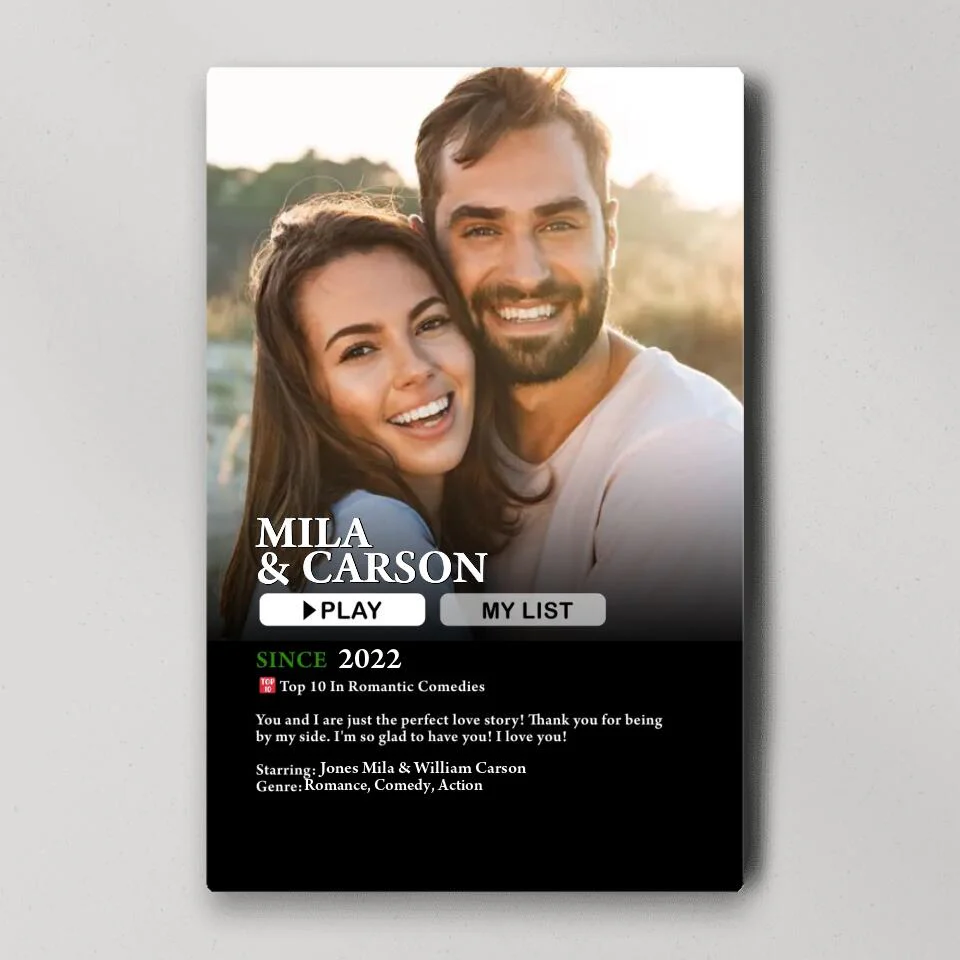 You And I Are Just A Perfect Love Story Custom Canvas Poster Anniversary Gifts - Image 6