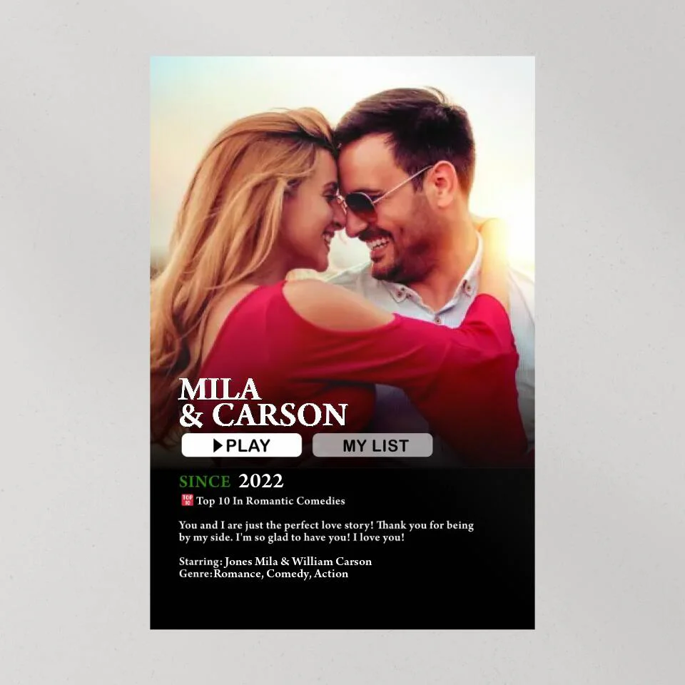You And I Are Just A Perfect Love Story Custom Canvas Poster Anniversary Gifts - Image 8